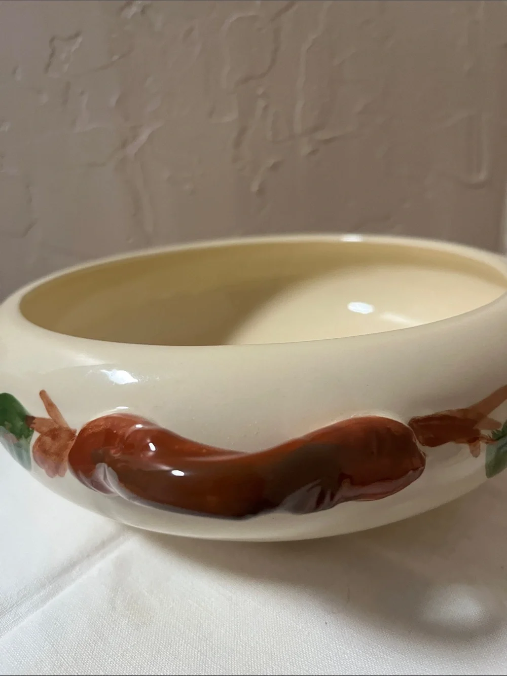 Franciscan Earthenware Apple Pattern Serving Bowl.